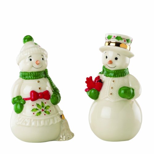 Lenox Holiday Snowman & Pepper Set
