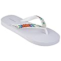 Women's Xhilaration&reg; Lettie Beaded Flip Flops - White