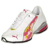 PUMA Cell Jago 7 DC Women's Running Shoes, White/Rasberry Rose/Digi Camo