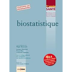 Biostatistique : 1re ann�e Sant� - Conforme aux programmes