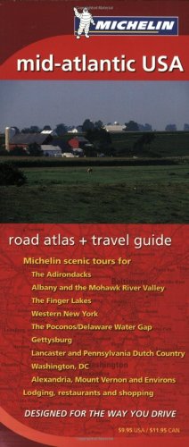 Michelin Mid-Atlantic USA Road Atlas & Travel Guide (Michelin Midatlantic Atlas & Travel Guide)