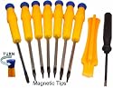 (9 Items Combo) Tool Repair Kit Precision Screw Driver Set Torx + Flat Head + Safe Plying Prying Pry Tool for Motorola