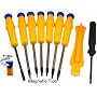 (9 Items Combo) Tool Repair Kit Precision Screw Driver Set Torx + Flat Head + Safe Plying Prying Pry Tool for Motorola