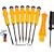(9 Items Combo) Tool Repair Kit Precision Screw Driver Set Torx + Flat Head + Safe Plying Prying Pry Tool for Motorola