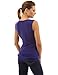PattyBoutik Women's Cowl Neck Button Sleeveless Top