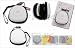Electronics : WHITE SONY PSP UMD DISC & MEMORY CARD HOLDER CARRY CASE BAG HOLDER