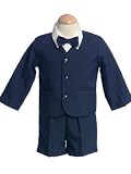 Made in America - Lito Navy-Eton (Suit) - Short Set-Easter-Wedding-Ring Bearer-Formal Wear