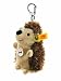 Steiff 112164 - Schl&uuml;sselanh&auml;nger Igel, braun/beige