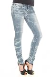 414kr3cICDL. SL160  Machine Blue Tie Dye Skinny Jeans