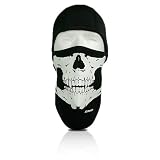 Schampa Fleeceprene Balaclava , Style: Skull BLCLV100