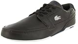 LACOSTE Dreyfus Leather Boat Style Sneaker Mens Shoes Brown Size 12