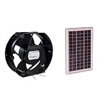 CDT-F10 Solar Power Fan - 10 Watt 6 Inch Fan #34010