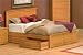 Atlantic Furniture Monterey Bed Series Monterey Platform Bedroom Set