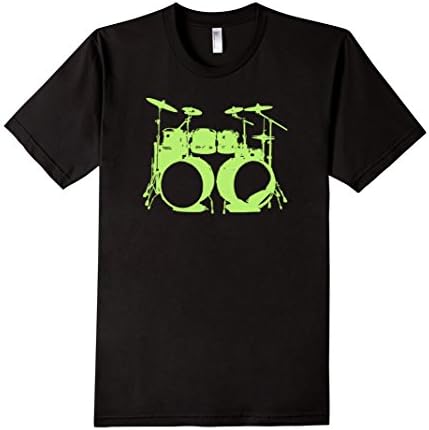 Men's Pearl Drums T Shirt - Drum Kit XL Black
