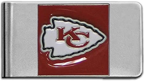 Kansas City Chiefs Nflofficially License Large Stainless Steel Money Clip Free Shipping