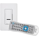 Image : Lutron MIR-600URHW-WH 600-Watt Maestro IR Dimmer with Universal Remote Control White
