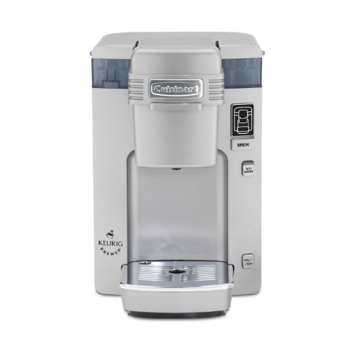 Cuisinart SS-300 Compact Single Serve Brewing System in White + Refillable K-Cup + 2 Piece 10 oz. ARC Handy Glass Coffe Mug