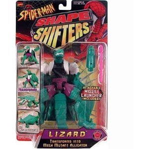  Spider-Man Shape Shifters Lizard Figure (Transforms to Alligator)