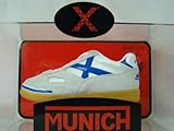 Munich Gresca Kid Blanco Sneaker Indoor Fußballschuhe Hallenschuhe weiß/grau/blau, Größe:32