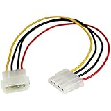 StarTech.com LP4POWEXT12 12-Inch Molex LP4 M/F 4-Pin Power Extension Cable