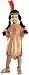 Kids Childrens Costume Pocahontas Indian Girl Tan Fringe Dress Feather Headband With Attached Hair