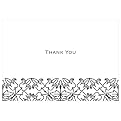 Black & White Scroll Thank You