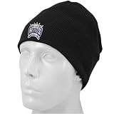 adidas Sacramento Kings Black Knit Beanie Cap