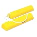 Tigerchocks AC6856-LR-RP Urethane Military Aircraft Wheel Chock with Rubber Base, Hi-Vis Yellow, 56" Length, 8" Width, 6.25" Height