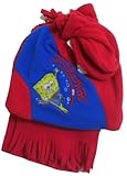 Spongebob 3pc Hat Gloves and Scarf Set (Red)