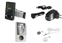 Accessory Bundle for Zune 30GB: quality skin case + sporty armband + usb car charger + usb wall charger + usb retractable cable + screen protector + premium earphone