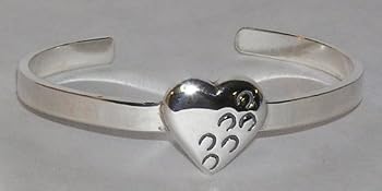 Hoofprints on Your Heart Cuff Bracelet