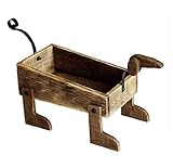 GARDEN　COLLECTION　【81114　×2】　フラワースタンド　2個セット　450×250×170mm　0.7kg　木、鉄製