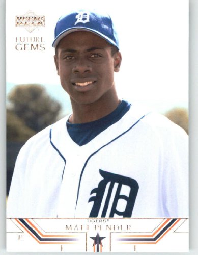 2002 Upper Deck Prospect Premieres #17A Matt Pender UER XRC - Detroit Tigers (RC - Rookie Card / Prospect - Curtis Granderson Pictured) (Baseball Cards)