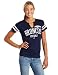 NFL Women's Denver Broncos Go For Two Short Sleeve Split Crew Neck Tee