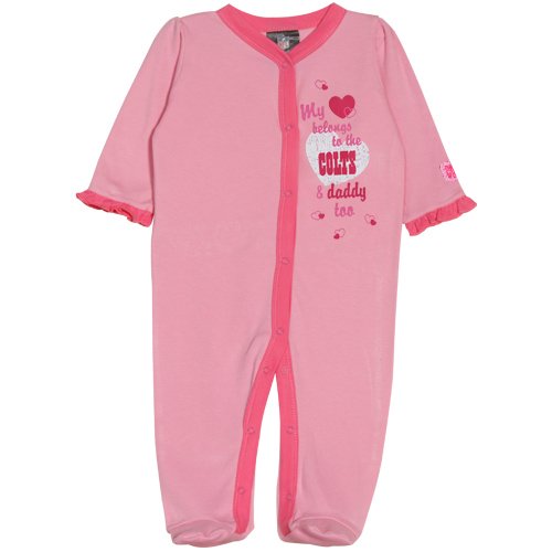 NFL Indianapolis Colt Sleep-N-Play Infant Bodysuit, 0-3 Months