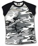 City Camo Camouflage CAP SLEEVE WOMEN'S Babydoll T Shirt X-SMALL thru XXL