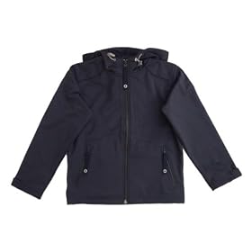 Kindermode von Lemmi, Softshell JankerJoppe navy mit Kapuze