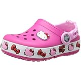 crocs Girls' CrocsLights Hello Kitty Light-Up Clog