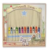 Child to Cherish Crayon Apron Blue