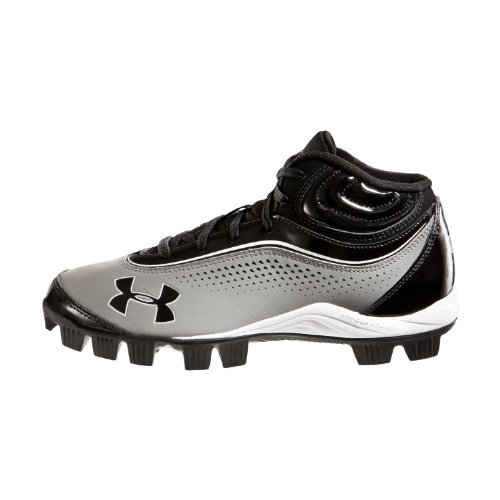 Boys' UA Leadoff IV Jr. Mid-Cut Rubber Baseball Cleats Cleat by Under Armour
