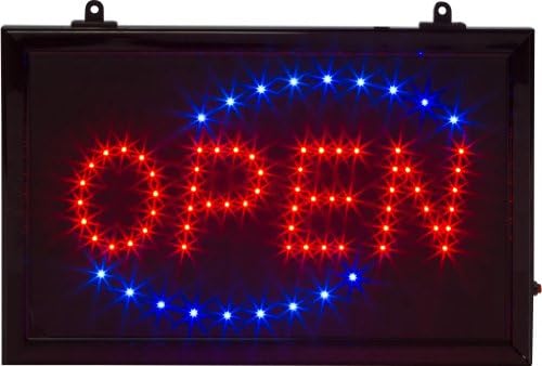 Light City Neon LED Open Sign - Square
