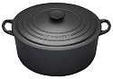 Le Creuset Cast Iron Round Casserole, Granite, 28 cm