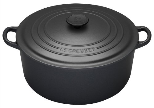 Le Creuset Cast Iron Round Casserole, Granite, 28 cm