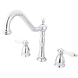 Kingston Brass KB1791PLLS+ Heritage 8-Inch Centerset Kitchen Faucet, Polished Chrome by Kingston Bra
