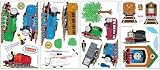 RoomMates RMK1035SCS Thomas The Tank Engine and Friends Peel and Stick Wall Decals