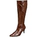 Annie Shoes Women's Beret Wide-Calf Boot,Coach Antique,10 M US