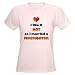 I Married a Firefighter- Women's Pink T-Shirt Wedding Women's Light T-Shirt by CafePress