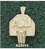 Arizona State Sun Devils 14KT Gold ASU Backboard Pendant