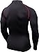 TM-T11-BKRZ_2X-Large j-3XL Tesla Men's Cool Dry Compression Baselayer Mock Long Sleeve T Shirts T11
