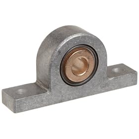Spyraflo PB3-500-B Self-Aligning, SAE-840 Oil Impregnated Bronze Bearing With 1/2" Inner Diameter Aluminum Pillow-Block